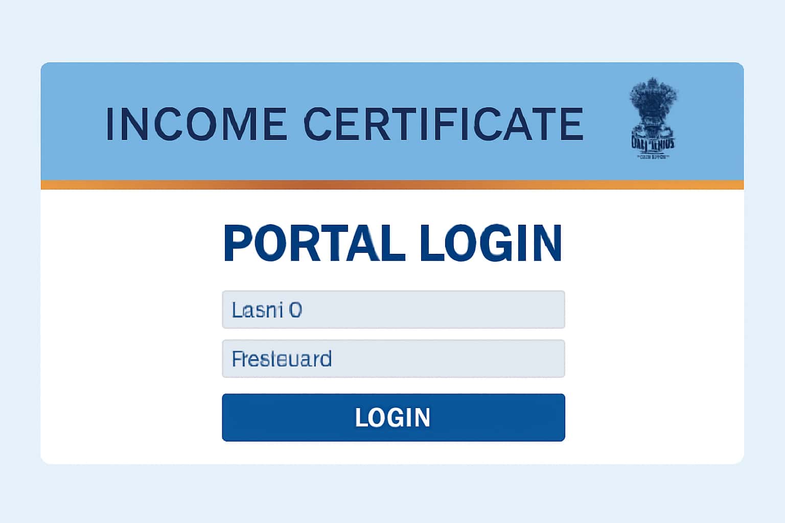Income Certificate: Portal Login (2026)