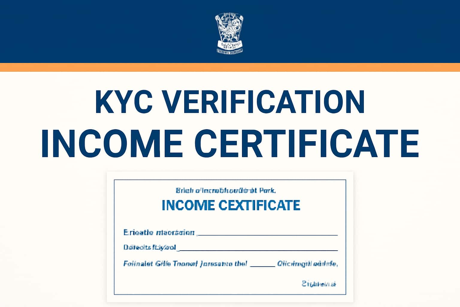 KYC Verification - Income Certificate